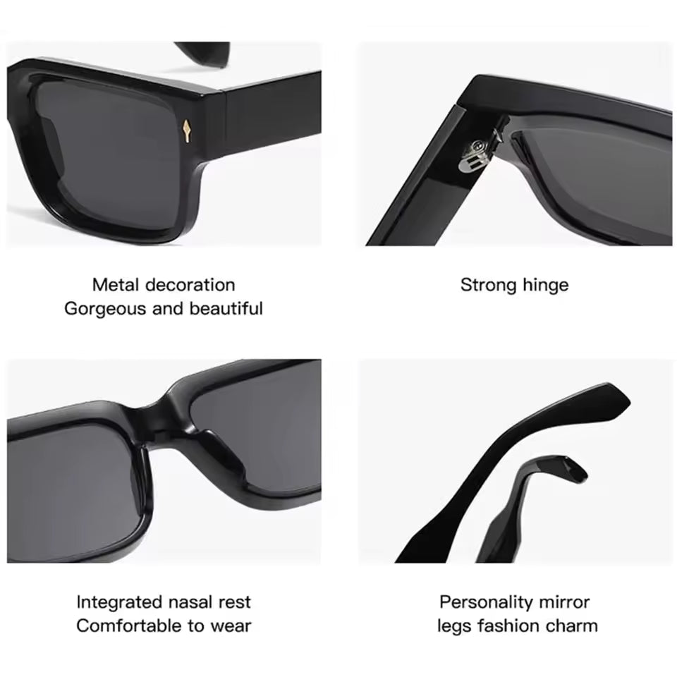 Lunettes Oversize Transparentes — Femme